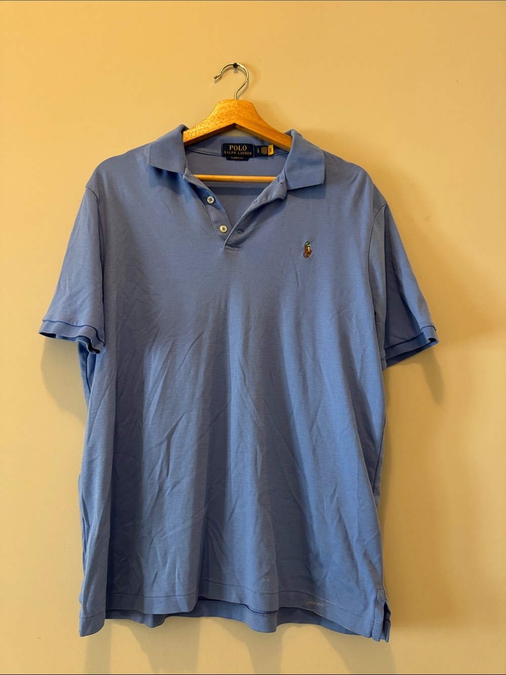 Polo by Ralph Lauren Men's Sky Blue Short-Sleeve Polo